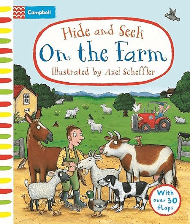 Hide and Seek On the Farm: A Lift-the-flap Book With Over 30 Flaps! (Board Book)